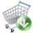 Shop-cart-down icon