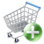 Shop-cart-add icon