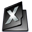Tiger-folder-black icon