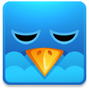 Twitter-square-sleeping icon