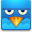 Twitter-square-angry icon