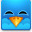 Twitter-square-happy icon