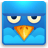 Twitter square angry icon