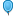 Baloon blue icon