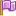 Flag flyaway purple icon