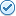 Tick light blue icon