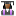 User student female black icon