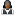 User waiter female black icon