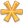 Asterisk-orange icon