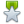 Award-star-silver-green icon