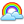 Rainbow-cloud icon