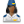 User-stewardess-black icon