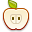 Apple half icon