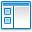Application side boxes icon