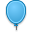 Baloon blue icon