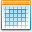 Calendar-view-month icon