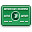 Card amex green icon