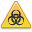 Caution biohazard icon