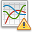 Chart curve error icon