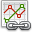 Chart line link icon