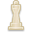 Chess queen white icon