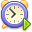 Clock play icon