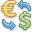 Conversion-of-currency icon