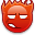 Emotion fire icon