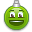 Emotion grad green icon