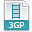 File extension 3gp icon