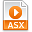 File extension asx icon