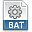 File extension bat icon