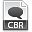 File extension cbr icon