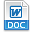 File extension doc icon