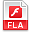 File extension fla icon