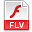 File extension flv icon