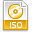 File extension iso icon