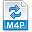 File extension m4p icon