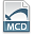 File extension mcd icon