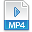 File extension mp4 icon