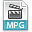 File extension mpg icon