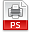 File extension ps icon