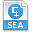 File extension sea icon