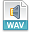 File extension wav icon