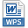 File extension wps icon