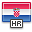 Flag croatia icon