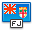 Flag fiji icon