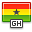Flag ghana icon