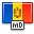 Flag moldova icon