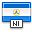 Flag nicaragua icon